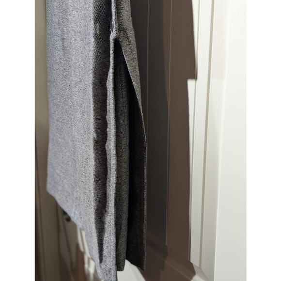 Anne Klein Gray Tweed Sleeveless Faux Wrap Button Side Jumper/Dress Womens Sz 10 - Picture 10 of 12